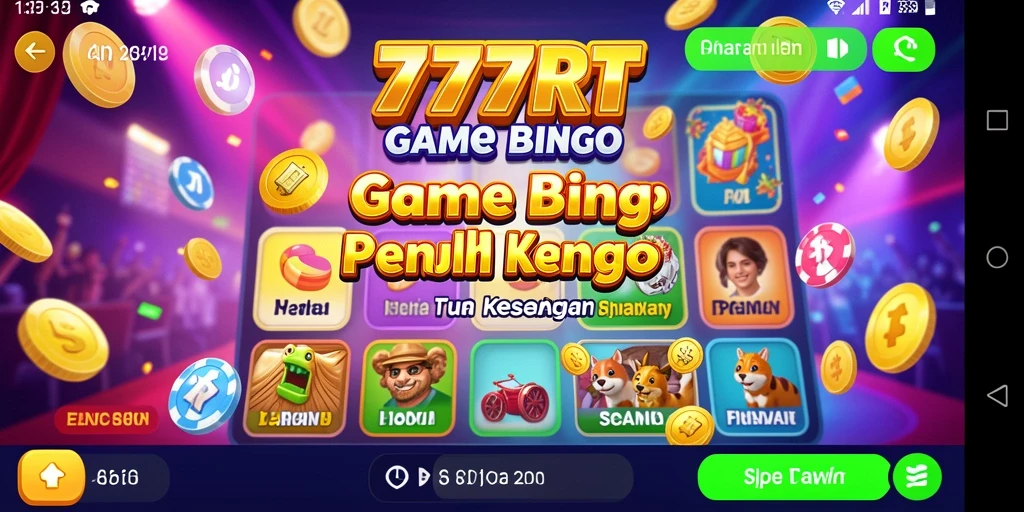 Tampilan gameplay seru dalam game Bingo 777RT.