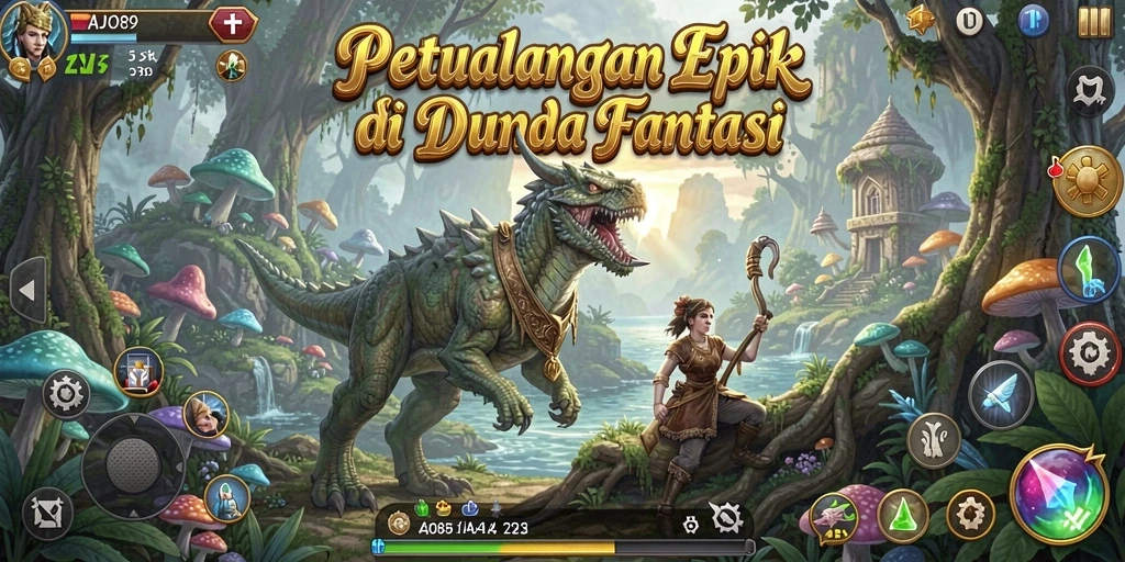 Screenshot gameplay AJO89 yang menampilkan pertarungan seru dan strategi.