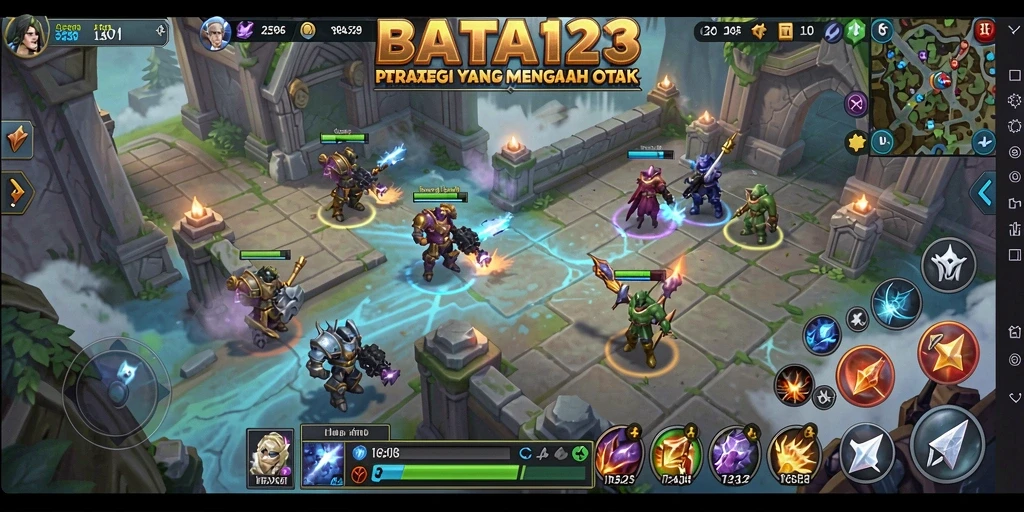 Tampilan gameplay BATA123 yang penuh aksi dan strategi.