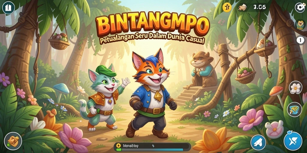 Tangkapan layar menampilkan gameplay seru BINTANGMPO.