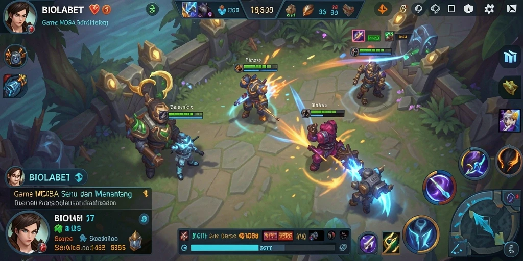 Screenshot gameplay BIOLABET dengan aksi pertarungan seru.