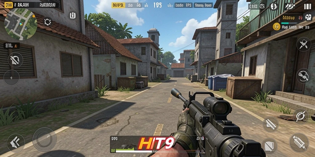 Gambaran gameplay <strong>HIT9</strong> yang seru dan menegangkan dalam TPS.