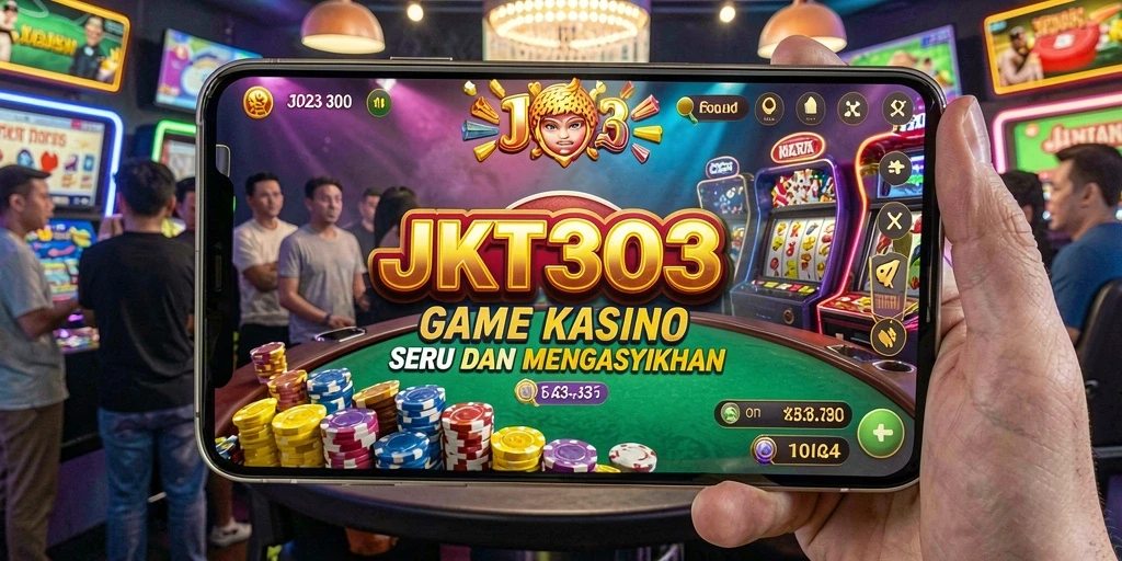 Screenshot gameplay Kasino JKT303 yang menegangkan dan menyenangkan.