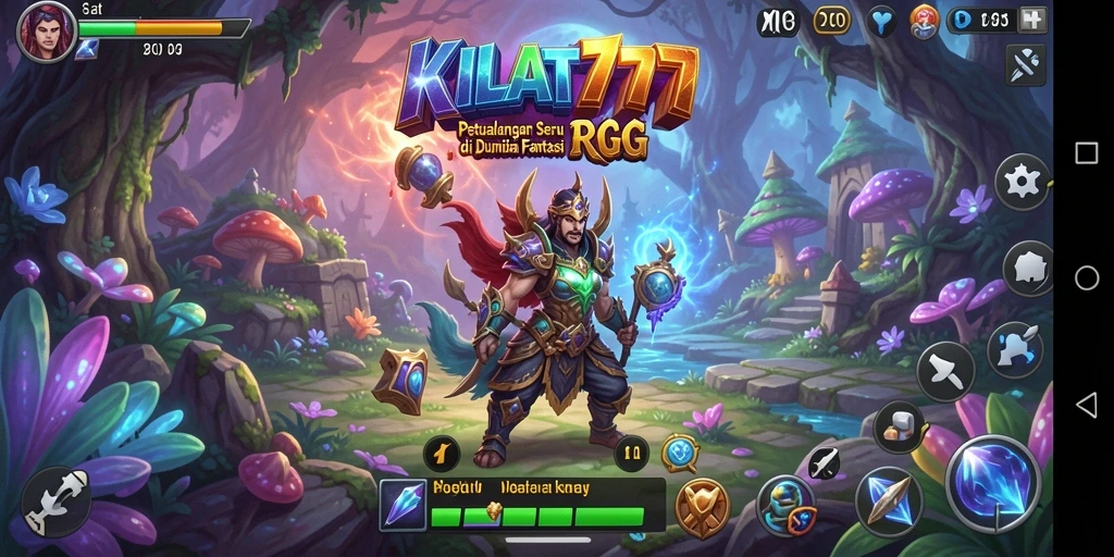 Screenshot KILAT777 menunjukkan pertarungan seru di dunia RPG.