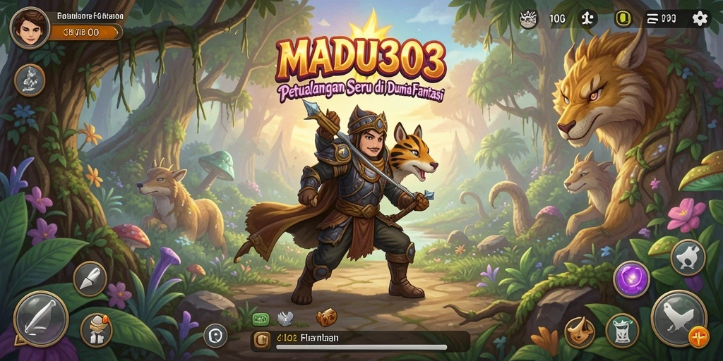 Tampilan gameplay MADU303 yang memacu adrenalin.