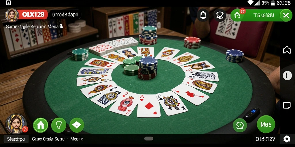 Gameplay seru Gaple dengan fitur interaktif dan menarik.
