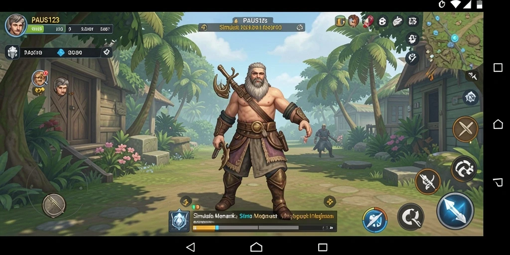 Tampilan gameplay menarik dari PAUS123 yang menunjukkan interaksi pemain.