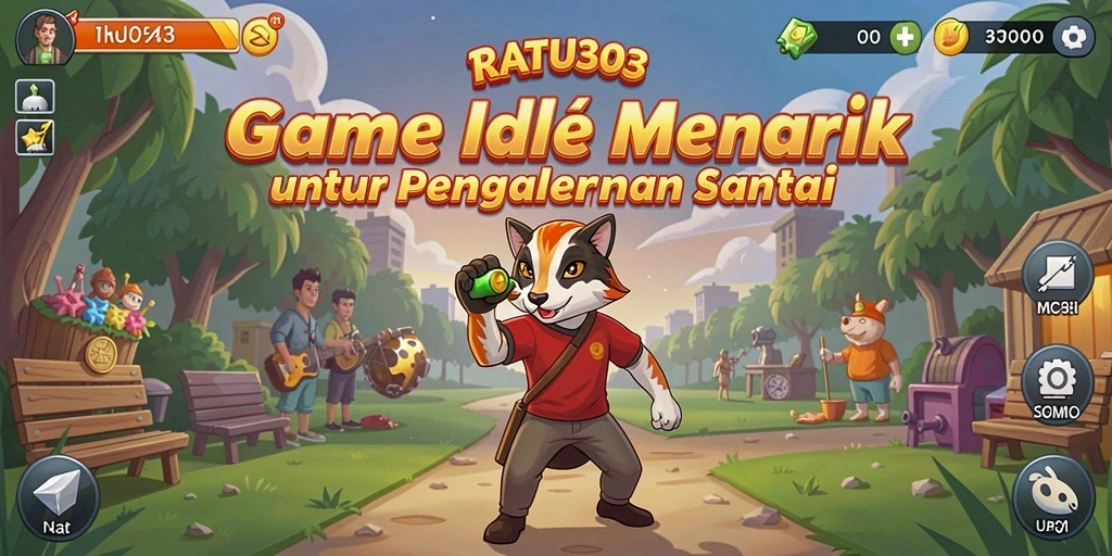 Screenshot gameplay RATU303 yang menampilkan fitur Idle yang menarik.