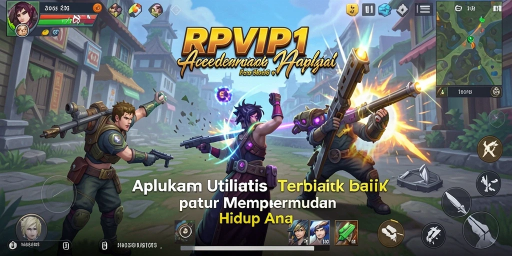 Tampilan antarmuka RPVIP1 yang modern dan user-friendly.