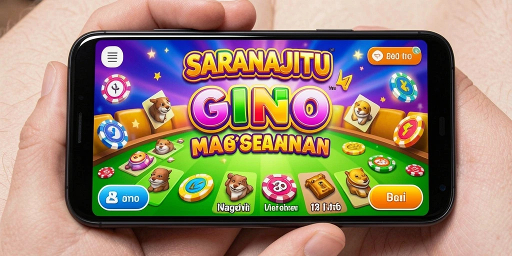 Tampilan gameplay SARANAJITU dengan keseruan permainan Bingo.