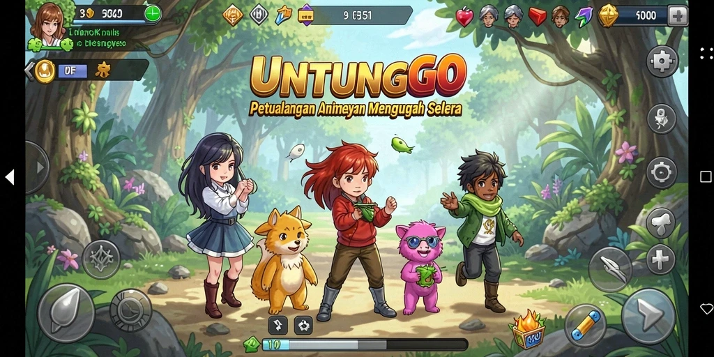 Gameplay seru dengan karakter anime yang menawan.